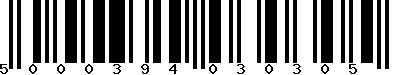 EAN-13 : 5000394030305