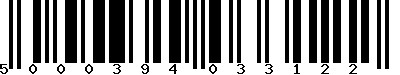 EAN-13 : 5000394033122