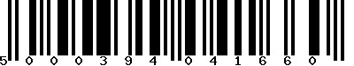 EAN-13 : 5000394041660