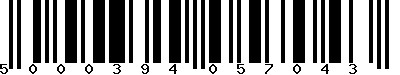EAN-13 : 5000394057043
