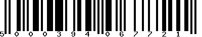 EAN-13 : 5000394067721
