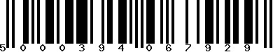 EAN-13 : 5000394067929