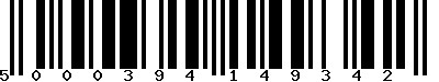 EAN-13 : 5000394149342