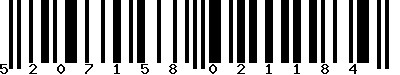EAN-13 : 5207158021184