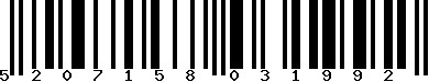 EAN-13 : 5207158031992