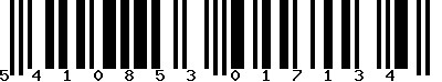 EAN-13 : 5410853017134
