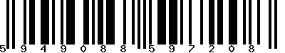 EAN-13 : 5949088597208