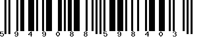 EAN-13 : 5949088598403