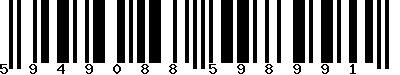 EAN-13 : 5949088598991