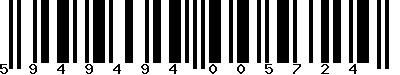EAN-13 : 5949494005724