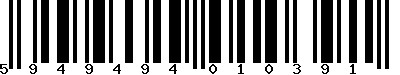 EAN-13 : 5949494010391