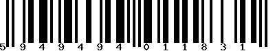 EAN-13 : 5949494011831