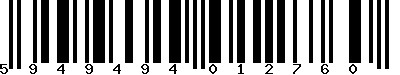 EAN-13 : 5949494012760