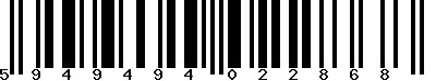 EAN-13 : 5949494022868