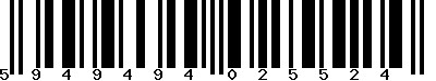 EAN-13 : 5949494025524