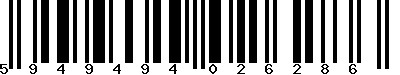 EAN-13 : 5949494026286