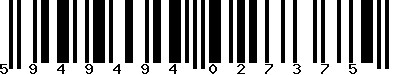 EAN-13 : 5949494027375
