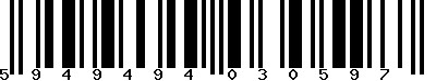 EAN-13 : 5949494030597