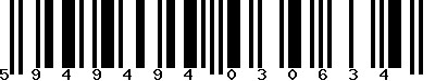 EAN-13 : 5949494030634