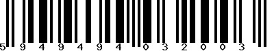 EAN-13 : 5949494032003