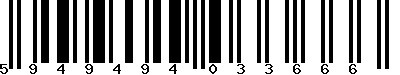 EAN-13 : 5949494033666