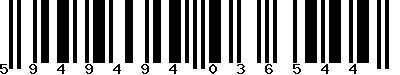 EAN-13 : 5949494036544