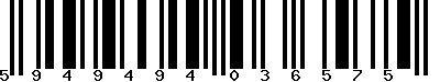 EAN-13 : 5949494036575