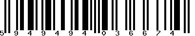 EAN-13 : 5949494036674
