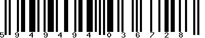 EAN-13 : 5949494036728