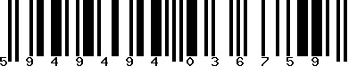 EAN-13 : 5949494036759