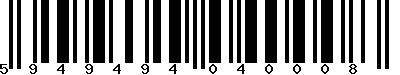 EAN-13 : 5949494040008