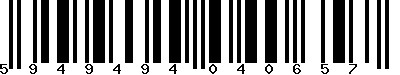 EAN-13 : 5949494040657