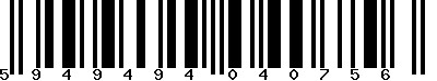 EAN-13 : 5949494040756