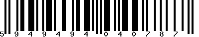 EAN-13 : 5949494040787