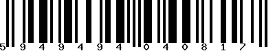 EAN-13 : 5949494040817