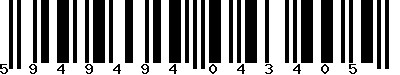 EAN-13 : 5949494043405