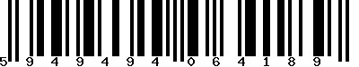 EAN-13 : 5949494064189