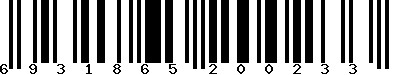 EAN-13 : 6931865200233