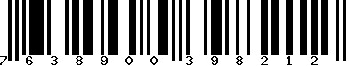 EAN-13 : 7638900398212