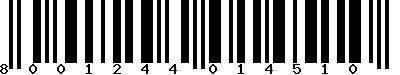 EAN-13 : 8001244014510