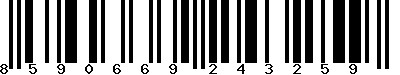 EAN-13 : 8590669243259