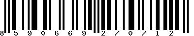 EAN-13 : 8590669270712