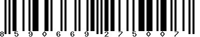 EAN-13 : 8590669275007