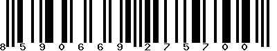 EAN-13 : 8590669275700