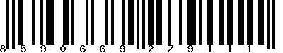 EAN-13 : 8590669279111