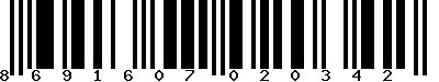 EAN-13 : 8691607020342