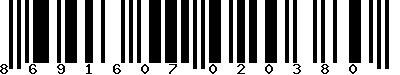 EAN-13 : 8691607020380