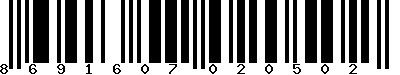 EAN-13 : 8691607020502