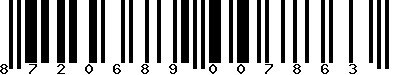 EAN-13 : 8720689007863